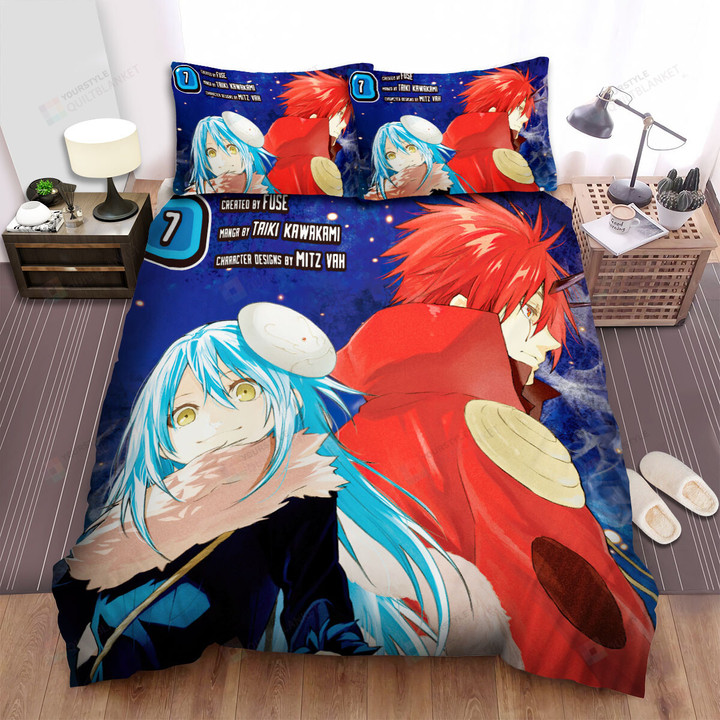 That Time I Got Reincarnated As A Slime (2018) Chapter 7 Movie Poster Bed Sheets Spread Comforter Duvet Cover Bedding Sets