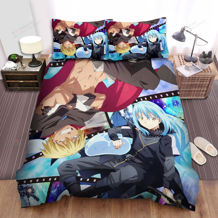 That Time I Got Reincarnated As A Slime (2018) Poster Movie Poster Bed Sheets Spread Comforter Duvet Cover Bedding Sets Ver 3