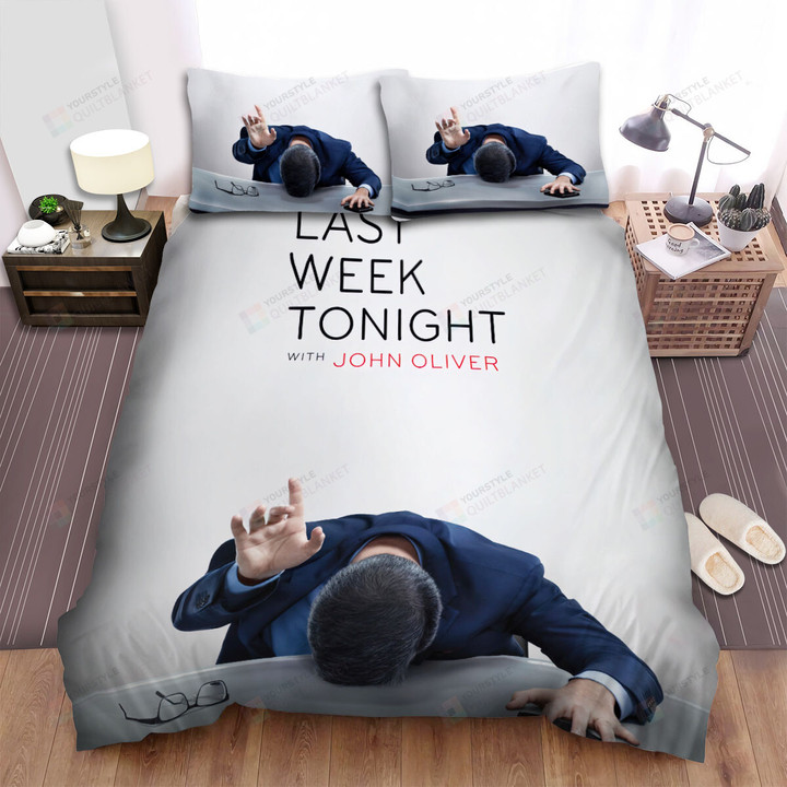Last Week Tonight With John Oliver (2014) Movie Poster 2 Bed Sheets Spread Comforter Duvet Cover Bedding Sets