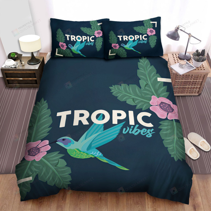 The Tropic Hummingbird Art Bed Sheets Spread Duvet Cover Bedding Sets