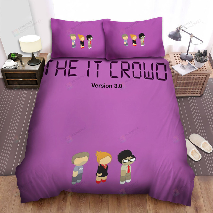 The It Crowd (2006–2013) Version 3.0 Movie Poster Bed Sheets Spread Comforter Duvet Cover Bedding Sets