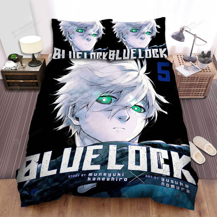 Blue Lock Seishiro Nagi On Volume 5 Poster Bed Sheets Spread Duvet Cover Bedding Sets