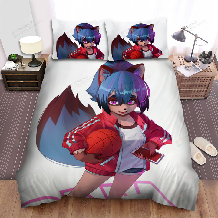 Bna: Brand New Animal Michiru Beastman Digital Illustration Bed Sheets Spread Duvet Cover Bedding Sets