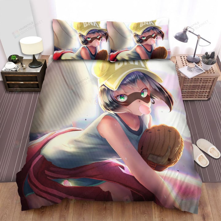 Bna: Brand New Animal Michiru Kagemori Playing Baseball Bed Sheets Spread Duvet Cover Bedding Sets