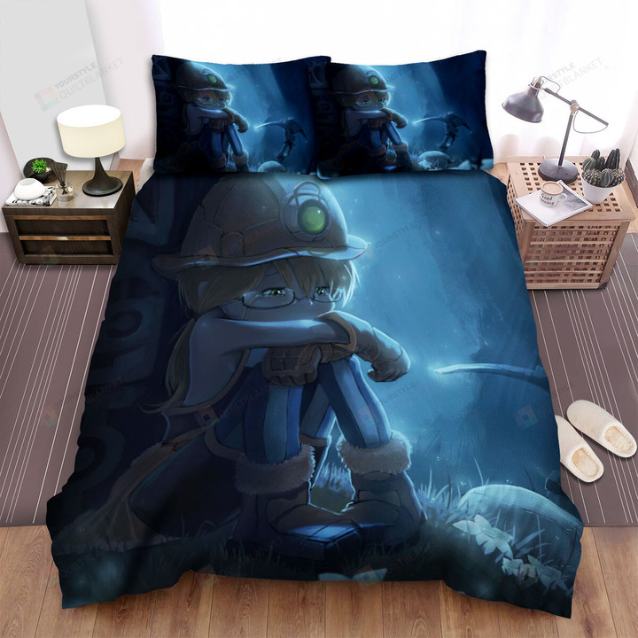 Made In Abyss Riko's Emotional Moment Bed Sheets Spread Duvet Cover Bedding Sets