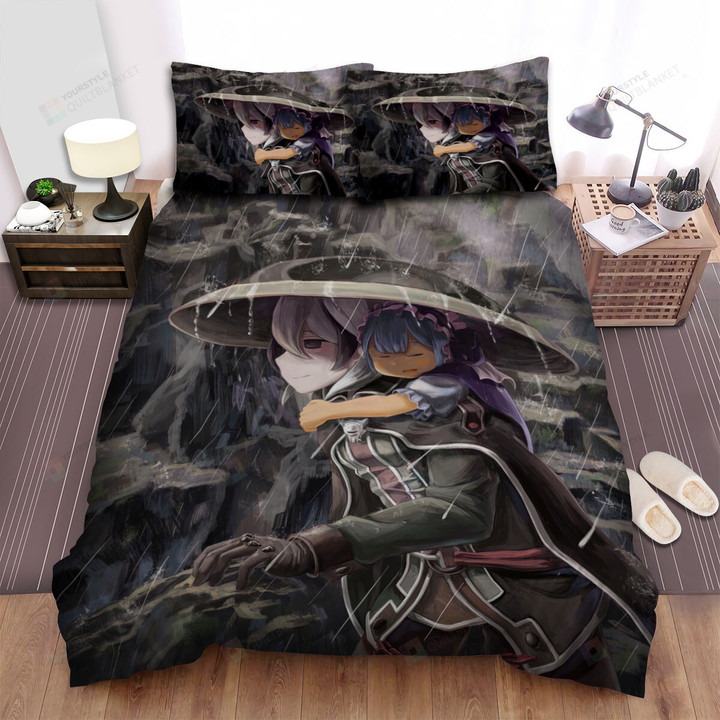Made In Abyss Ozen & Marulk Artwork Bed Sheets Spread Duvet Cover Bedding Sets