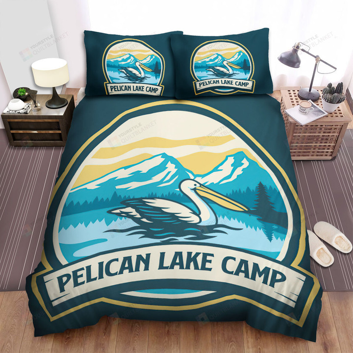 The Pelican In The Lake Camp Bed Sheets Spread Duvet Cover Bedding Sets