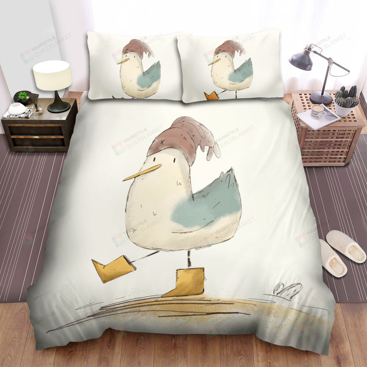 The Wildlife - The Seagull In The Fish Hat Bed Sheets Spread Duvet Cover Bedding Sets
