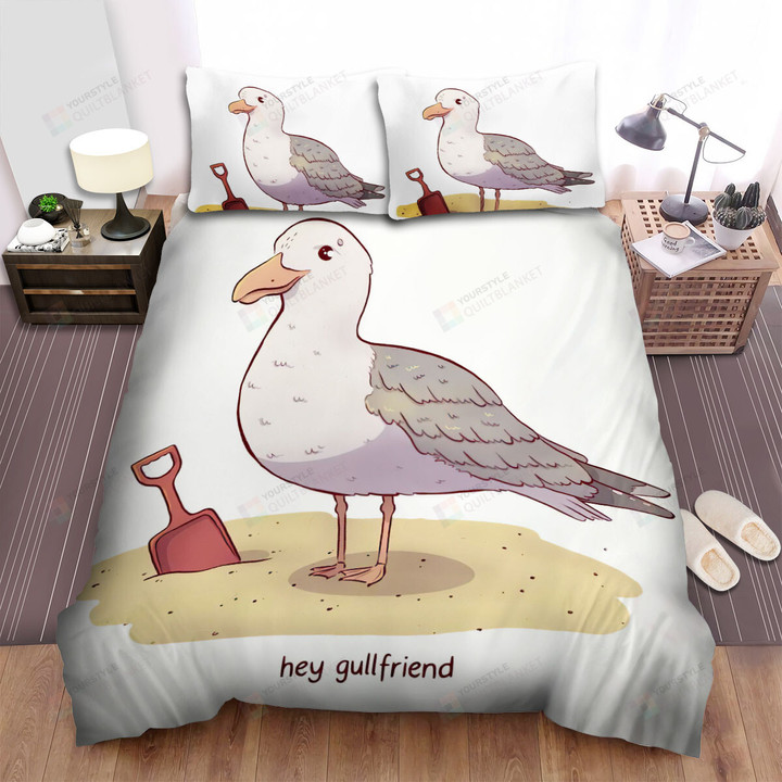 The Wildlife - The Seagull In The Sand Bed Sheets Spread Duvet Cover Bedding Sets