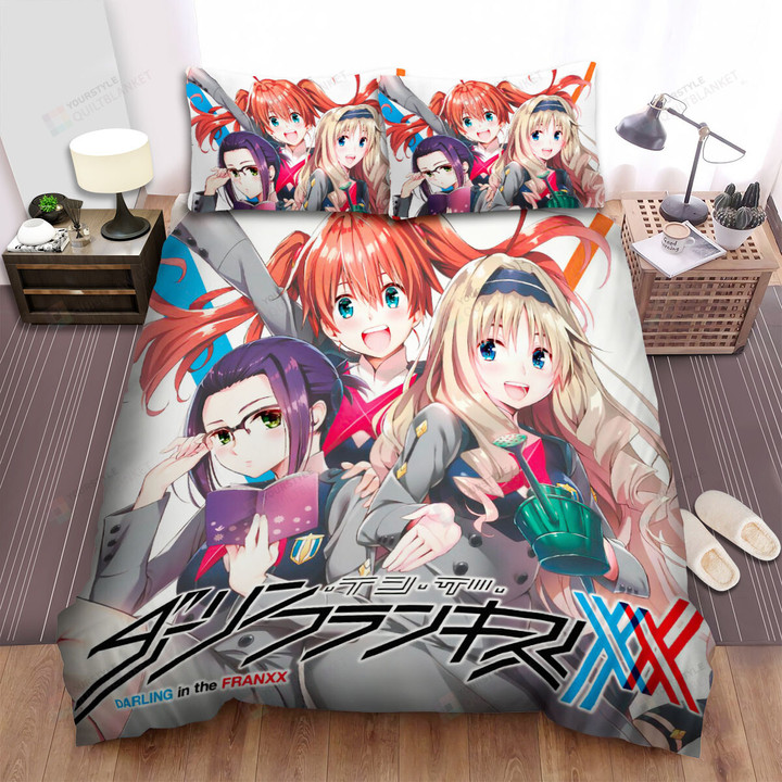 Darling In The Franxx Volume 3 Art Cover Bed Sheets Spread Duvet Cover Bedding Sets