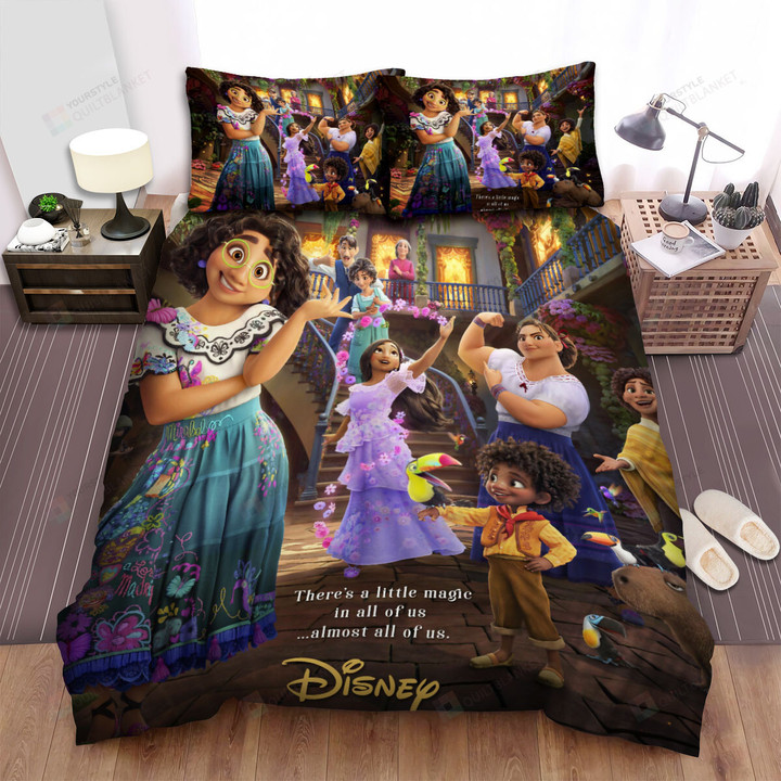 Encanto Original Movie Poster Bed Sheets Spread Duvet Cover Bedding Sets