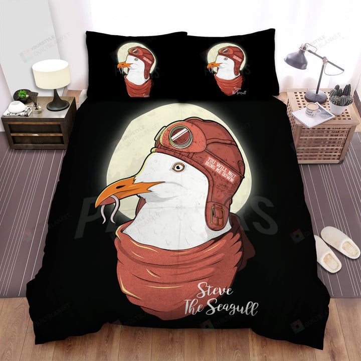 The Wild Animal - The Seagull Pilot Eating A Worm Bed Sheets Spread Duvet Cover Bedding Sets