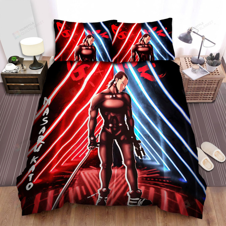 Gantz Masaru Kato Neon Poster Bed Sheets Spread Duvet Cover Bedding Sets
