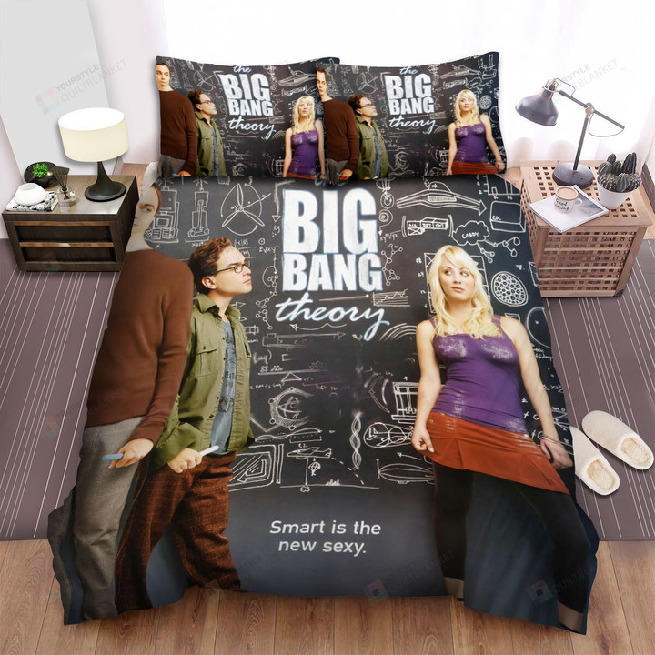 The Big Bang Theory (2007–2019) Smart Is The New Sexy Bed Sheets Spread Comforter Duvet Cover Bedding Sets