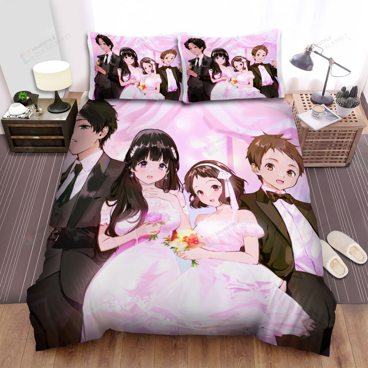 Hyouka Double Weddings Bed Sheets Spread Duvet Cover Bedding Sets