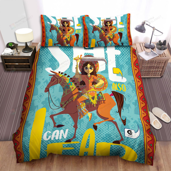 The Wildlife - The Warrior On A Horse Bed Sheets Spread Duvet Cover Bedding Sets