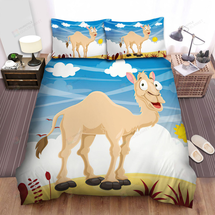 The Wild Animal - The Camel Under The Clouds Bed Sheets Spread Duvet Cover Bedding Sets