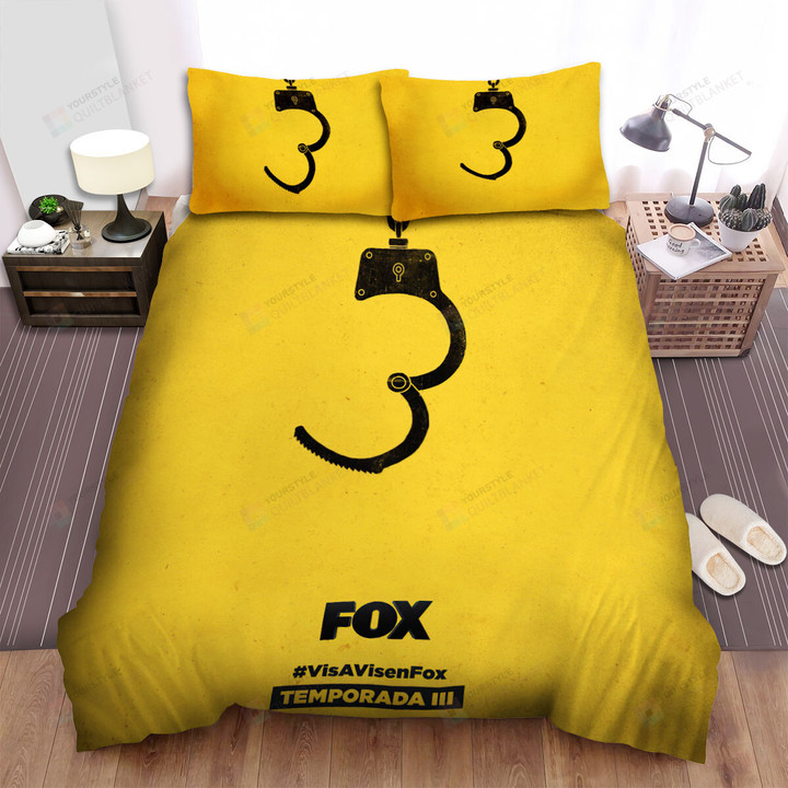 Vis A Vis (2015–2019) Handcuff Movie Poster Bed Sheets Spread Comforter Duvet Cover Bedding Sets