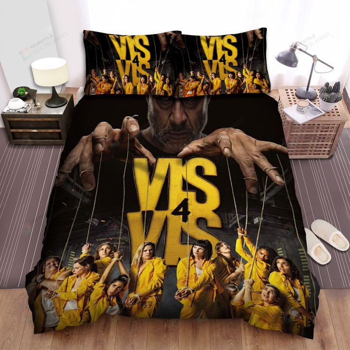 Vis A Vis (2015–2019) Puppets Movie Poster Bed Sheets Spread Comforter Duvet Cover Bedding Sets