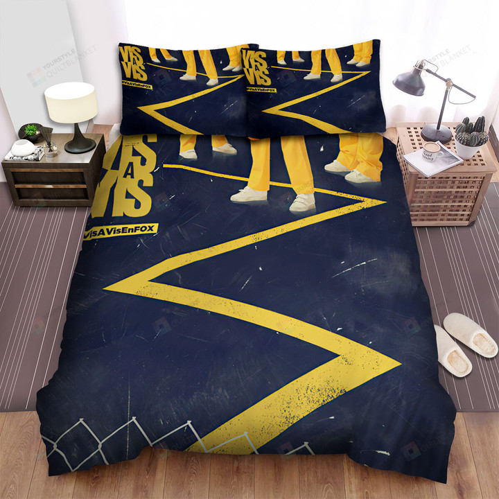Vis A Vis (2015–2019) Borderline Movie Poster Bed Sheets Spread Comforter Duvet Cover Bedding Sets