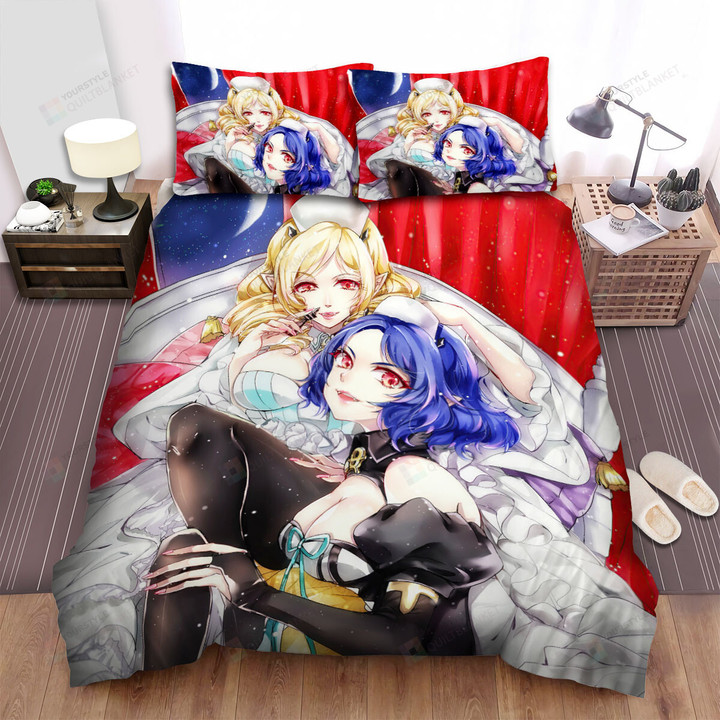 Seraph Of The End Vampire Sisters Bed Sheets Spread Duvet Cover Bedding Sets
