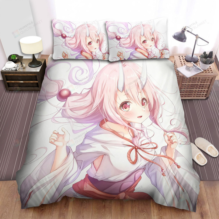 That Time I Got Reincarnated As A Slime (2018) Cute Shuna Movie Poster Bed Sheets Spread Comforter Duvet Cover Bedding Sets