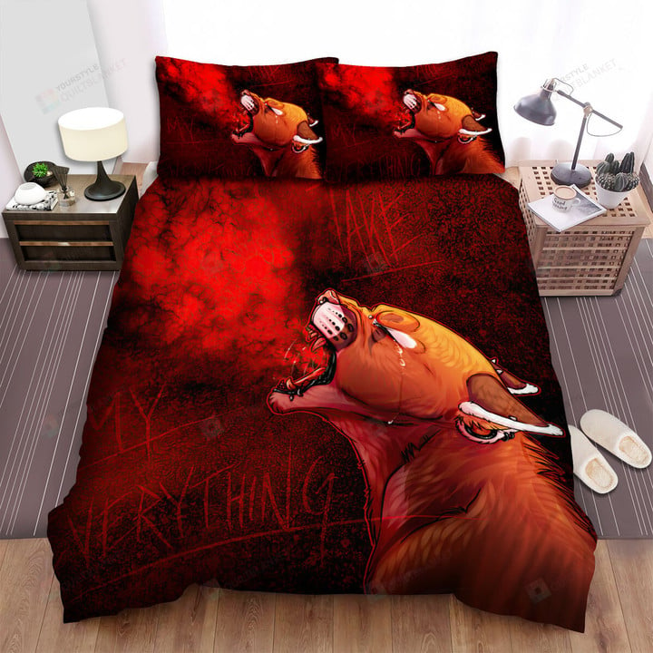 The Wildlife - The Cougar Crying Bed Sheets Spread Duvet Cover Bedding Sets