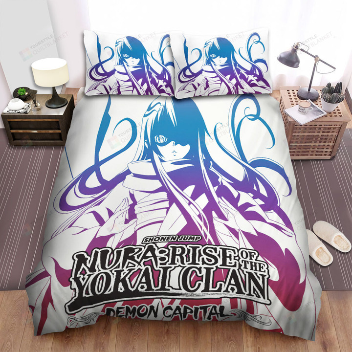 Nura: Rise Of The Yokai Clan Demon Capital Tsurara Oikawa Solo Poster Bed Sheets Spread Duvet Cover Bedding Sets