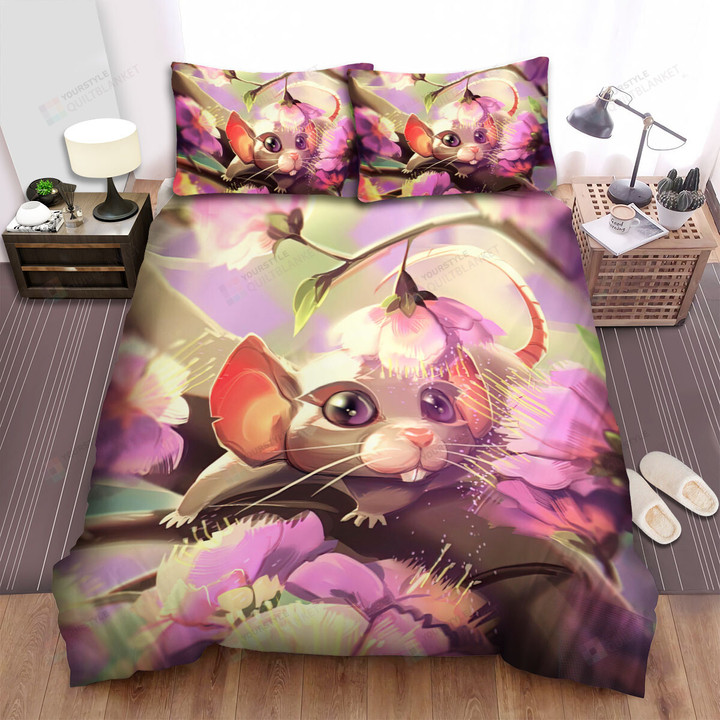 The Rodent - The Mouse On A Tree Bed Sheets Spread Duvet Cover Bedding Sets