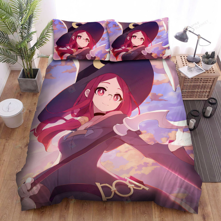 Little Witch Academia Ursula Callistis At Sunset Bed Sheets Spread Duvet Cover Bedding Sets