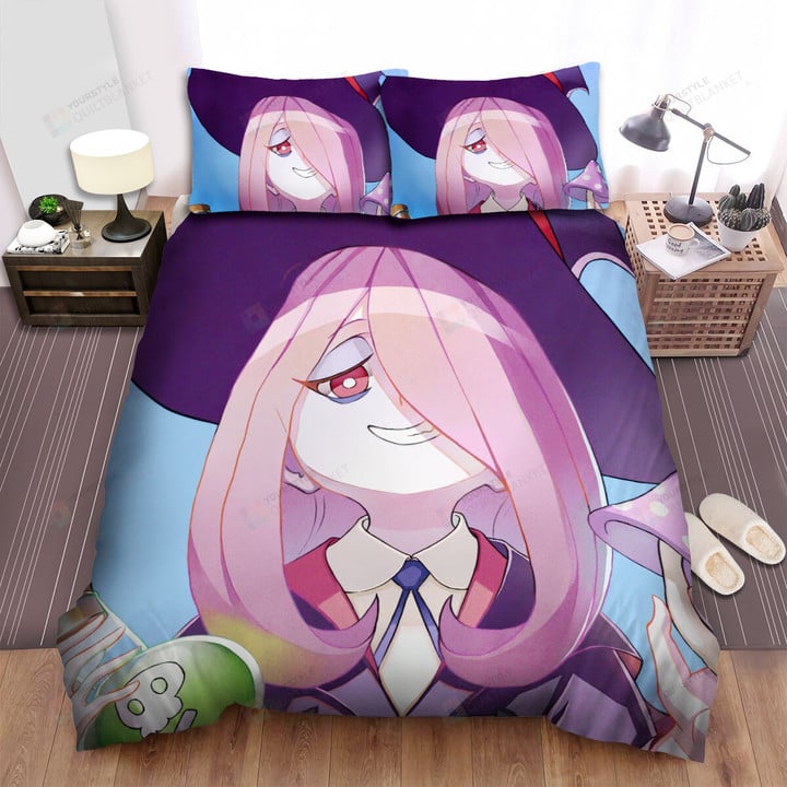 Little Witch Academia Sucy Manbavaran's Portrait Bed Sheets Spread Duvet Cover Bedding Sets