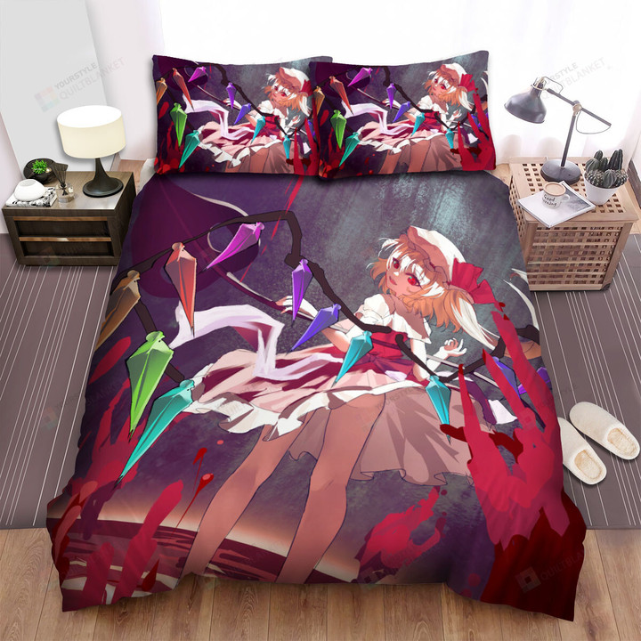 Touhou Flandre Scarlet Digital Artwork Bed Sheets Spread Duvet Cover Bedding Sets