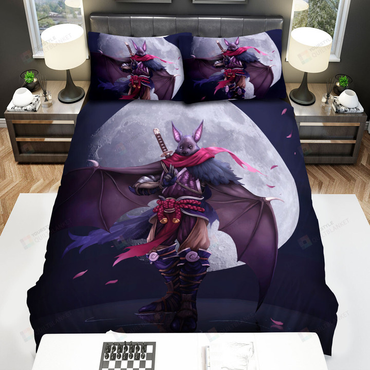 The Wild Animal - The Bat Ninja Art Bed Sheets Spread Duvet Cover Bedding Sets