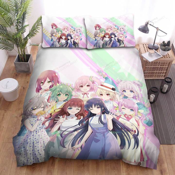 Assault Lily Last Bullet Main Characters Bed Sheets Spread Duvet Cover Bedding Sets