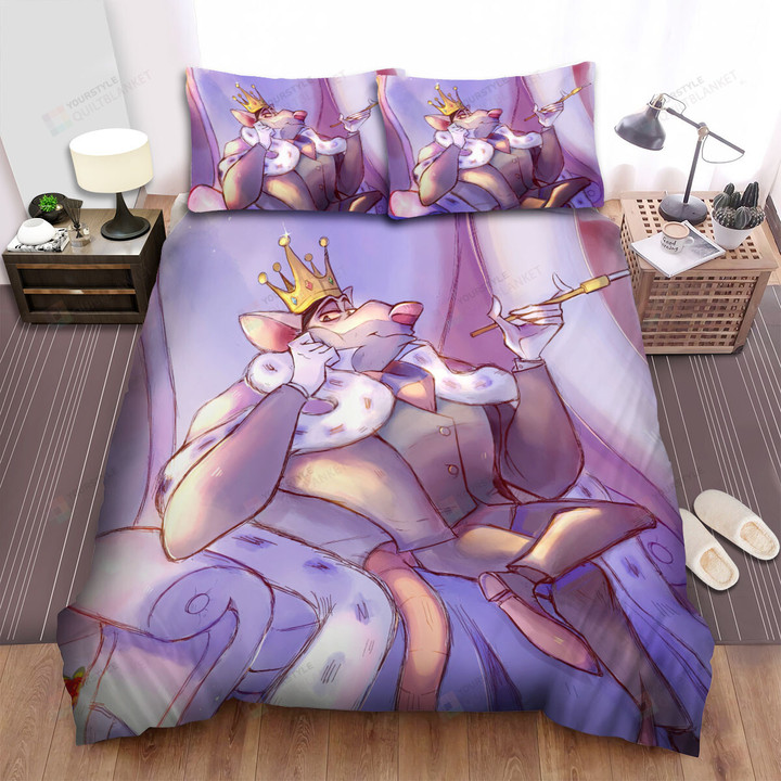 The Rat King Smoking Art Bed Sheets Spread Duvet Cover Bedding Sets