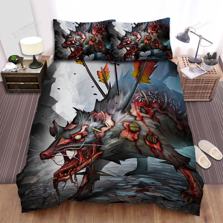 The Rat Zombie Art Bed Sheets Spread Duvet Cover Bedding Sets