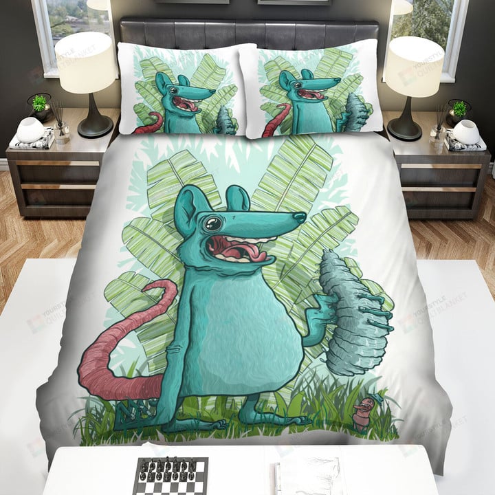 The Wildlife - The Rat Eating A Worm Dump Bed Sheets Spread Duvet Cover Bedding Sets