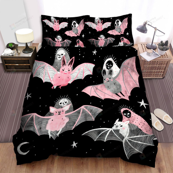 The Wild Animal - Riding On A Bat Bed Sheets Spread Duvet Cover Bedding Sets
