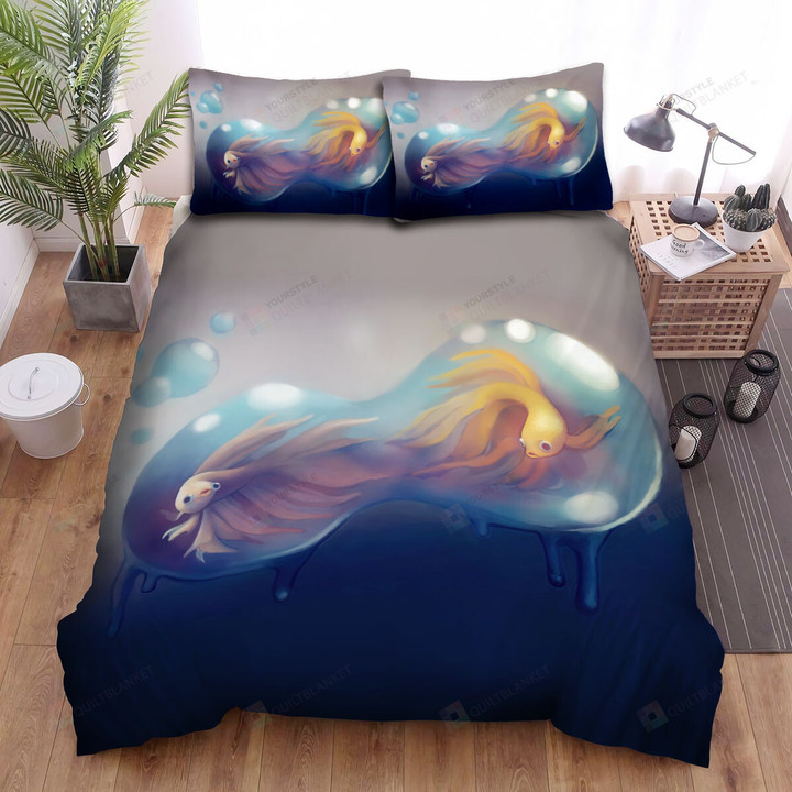 The Betta Pair In The Water Bed Sheets Spread Duvet Cover Bedding Sets