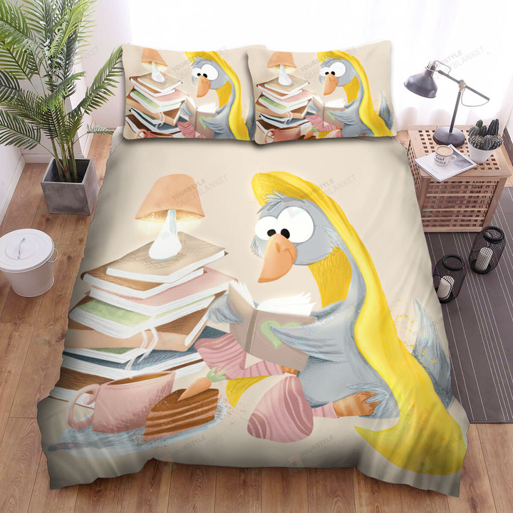 The Farm Animal - The Goose Reading Books Bed Sheets Spread Duvet Cover Bedding Sets