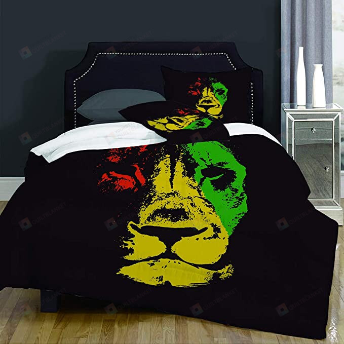 Bob Marley Bed Sheets Spread Duvet Cover Bedding Set