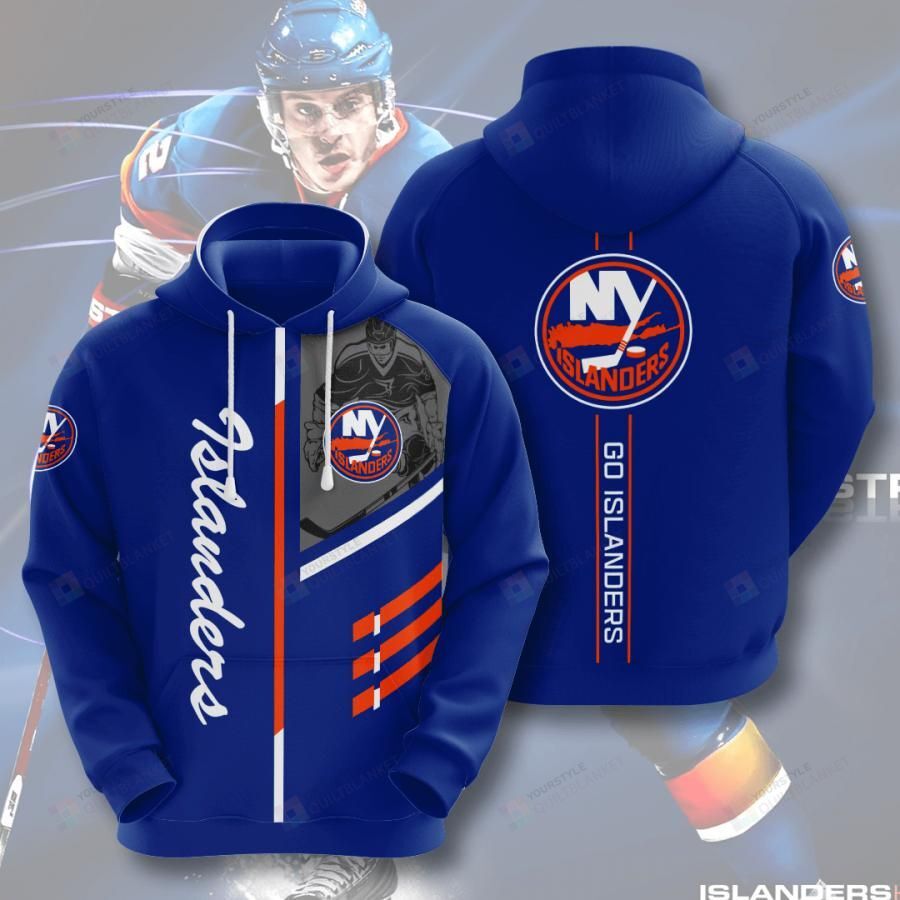 New York Islanders 3D All Over Print Hoodie, Zip-up Hoodie