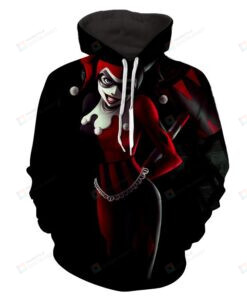 Harley Quinn 3D All Over Print Hoodie, Zip-up Hoodie
