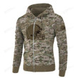 Cleveland Browns Camo 3D All Over Printed Hoodie, Zip- Up Hoodie
