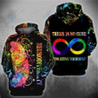 Neurodiversity There Is No Cure For Being Yourself 3D All Print Hoodie, Zip- Up Hoodie