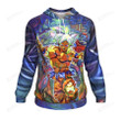 Abstract Dragon Ball Z 3D All Over Printed Hoodie, Zip- Up Hoodie