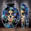 Tattoo Girl Day of the Dead All Over Print 3D Legging