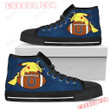 Great Pikachu Laying On Ball Indianapolis Colts High Top Shoes