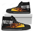 Motley Crue Flame Music Fan High Top Shoes