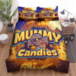 Halloween Mummy & Candies Bed Sheets Spread Duvet Cover Bedding Sets